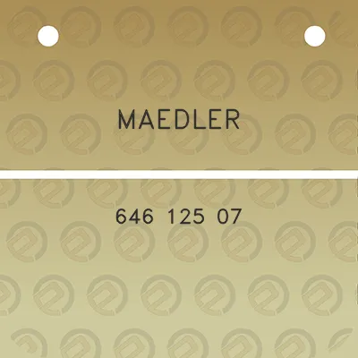 maedler-646-125-07