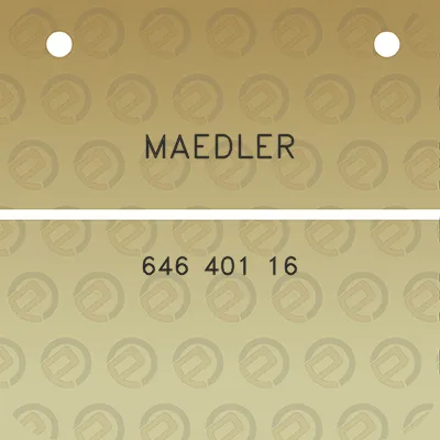 maedler-646-401-16