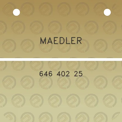 maedler-646-402-25