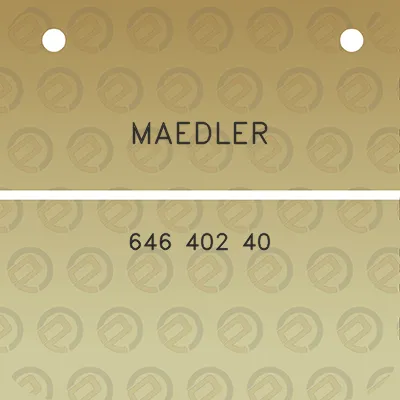 maedler-646-402-40