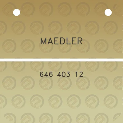 maedler-646-403-12