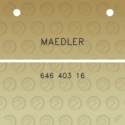 maedler-646-403-16