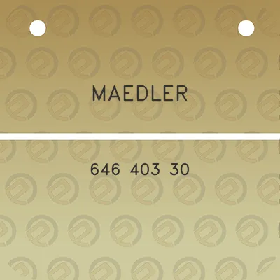 maedler-646-403-30