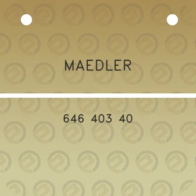 maedler-646-403-40