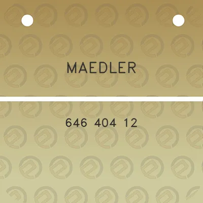 maedler-646-404-12