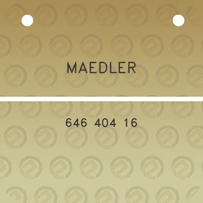 maedler-646-404-16