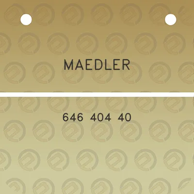 maedler-646-404-40