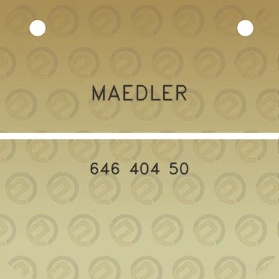 maedler-646-404-50
