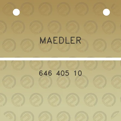 maedler-646-405-10