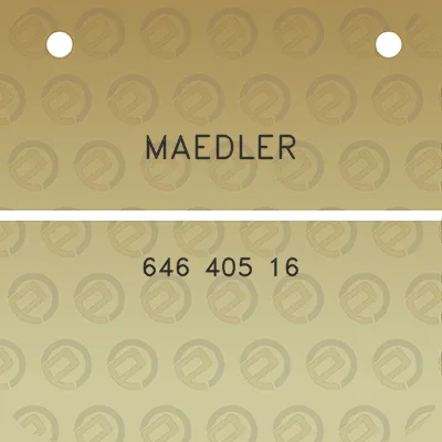 maedler-646-405-16