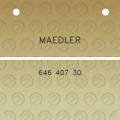 maedler-646-407-30