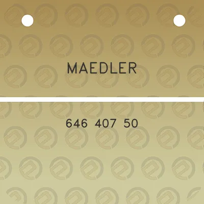 maedler-646-407-50