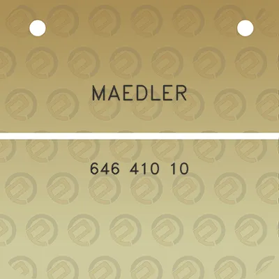 maedler-646-410-10