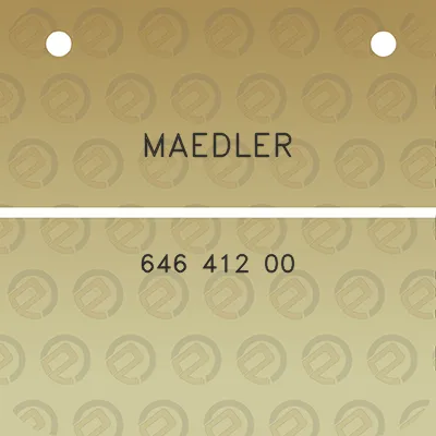 maedler-646-412-00