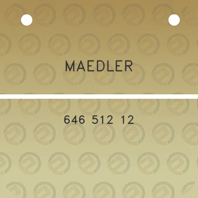 maedler-646-512-12