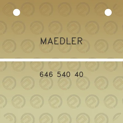 maedler-646-540-40