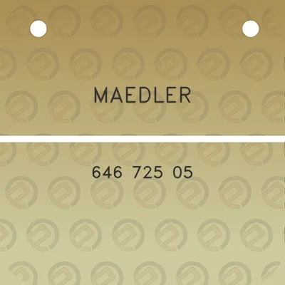 maedler-646-725-05