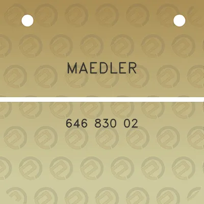 maedler-646-830-02