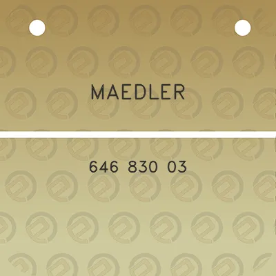 maedler-646-830-03