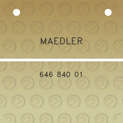 maedler-646-840-01