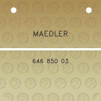 maedler-646-850-03