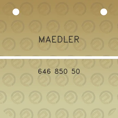 maedler-646-850-50