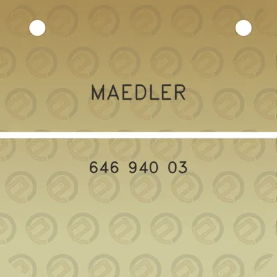 maedler-646-940-03