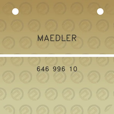 maedler-646-996-10