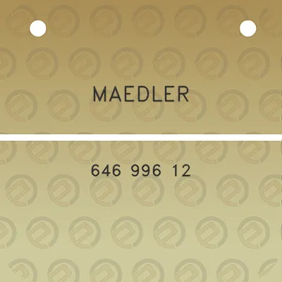 maedler-646-996-12