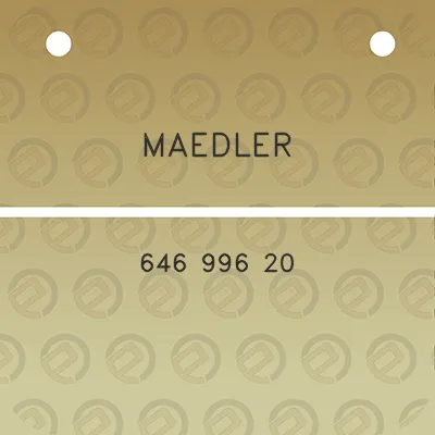 maedler-646-996-20