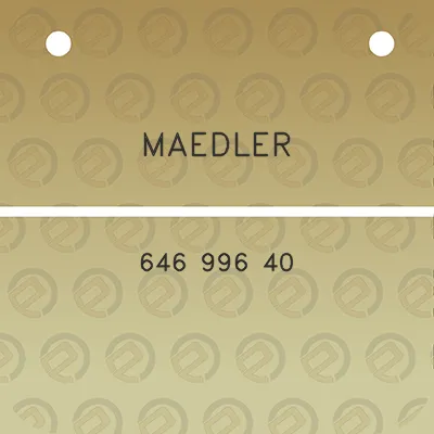 maedler-646-996-40