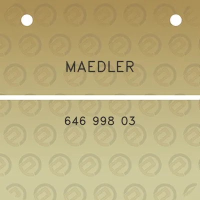 maedler-646-998-03