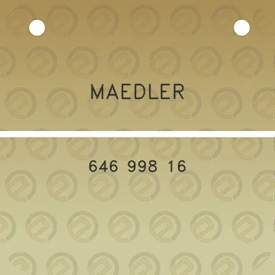 maedler-646-998-16