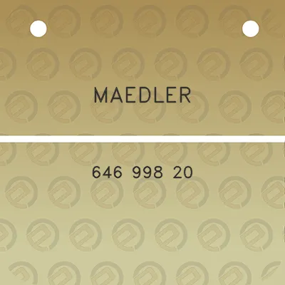 maedler-646-998-20