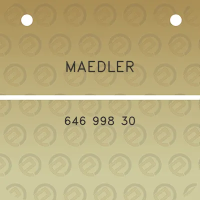 maedler-646-998-30