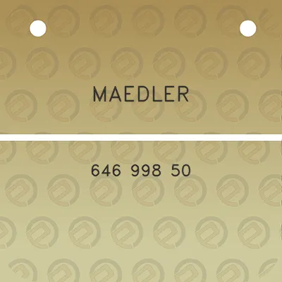 maedler-646-998-50