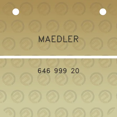 maedler-646-999-20