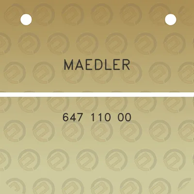 maedler-647-110-00