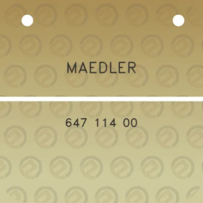 maedler-647-114-00