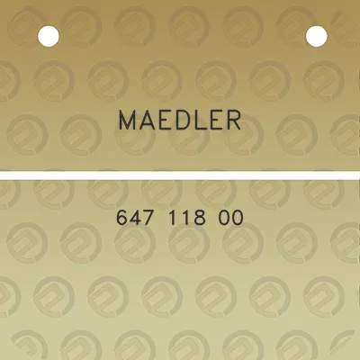 maedler-647-118-00