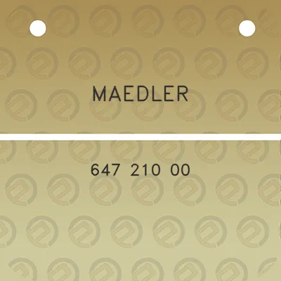 maedler-647-210-00