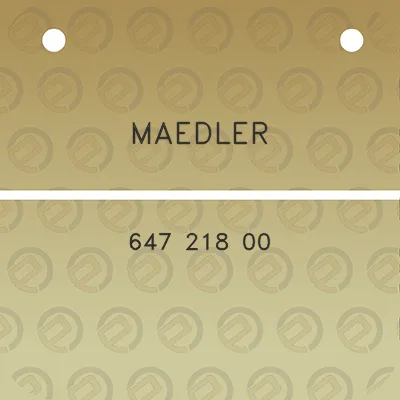 maedler-647-218-00