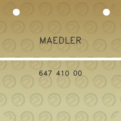 maedler-647-410-00