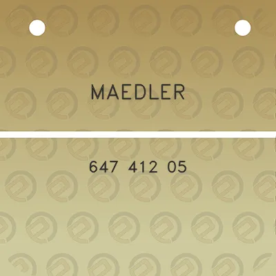 maedler-647-412-05