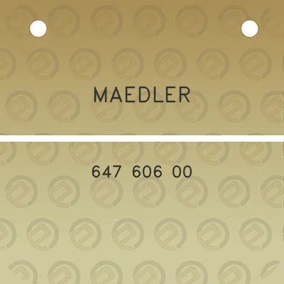 maedler-647-606-00