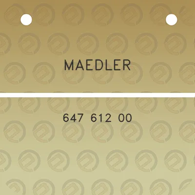 maedler-647-612-00