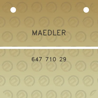 maedler-647-710-29