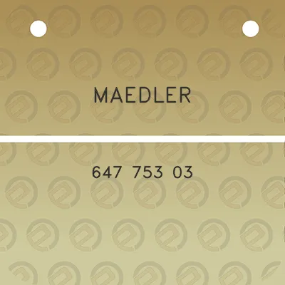 maedler-647-753-03