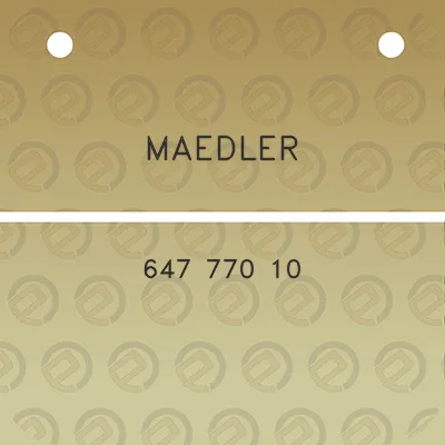 maedler-647-770-10