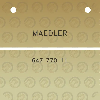 maedler-647-770-11